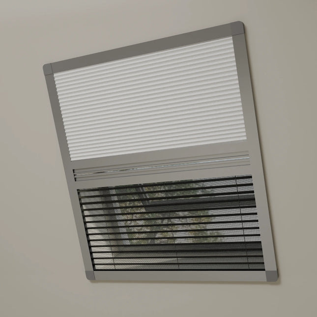 Hor met plissegordijn